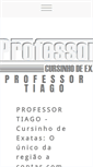 Mobile Screenshot of professortiago.com